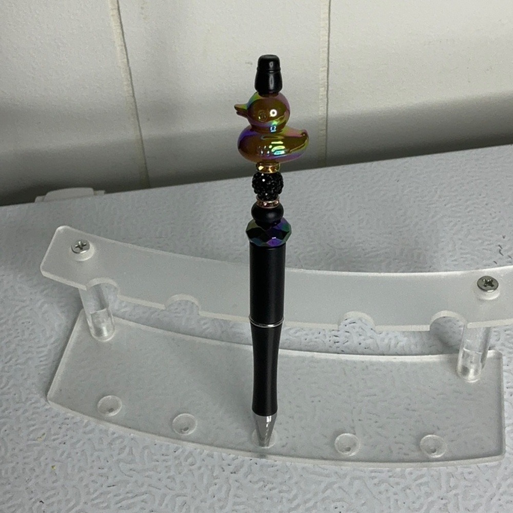 Black and Iridescent Duck Pen